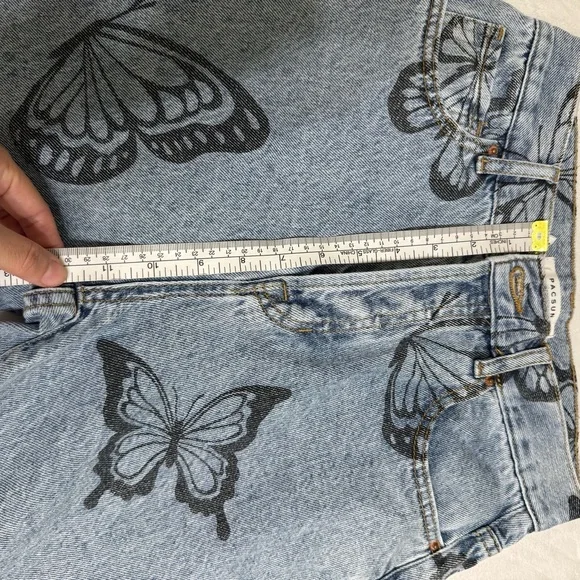Pacsun Eco Butterfly High Waisted Straight Leg Jeans - Picture 5 of 16